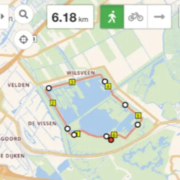 Ronde van de Driemanspolder, parcours hardlopen